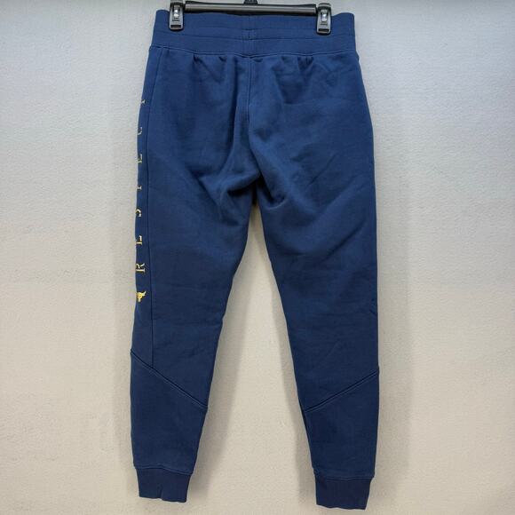 Under Armour Project Rock Respect Joggers Mens S Blue Gold US Flag Patch Sporty - Picture 3 of 13
